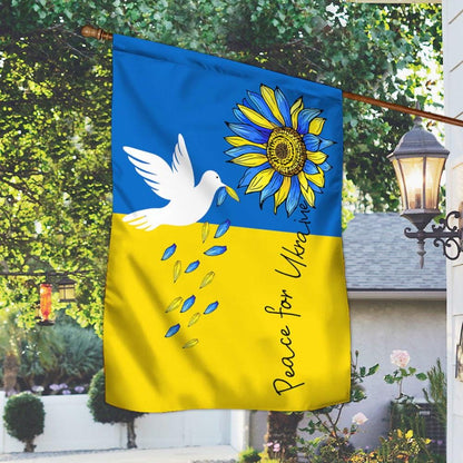 Peace For Ukraine Flag