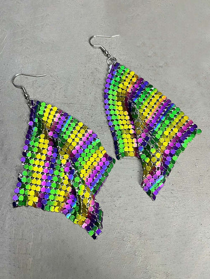 Carnival Shiny Color Earrings