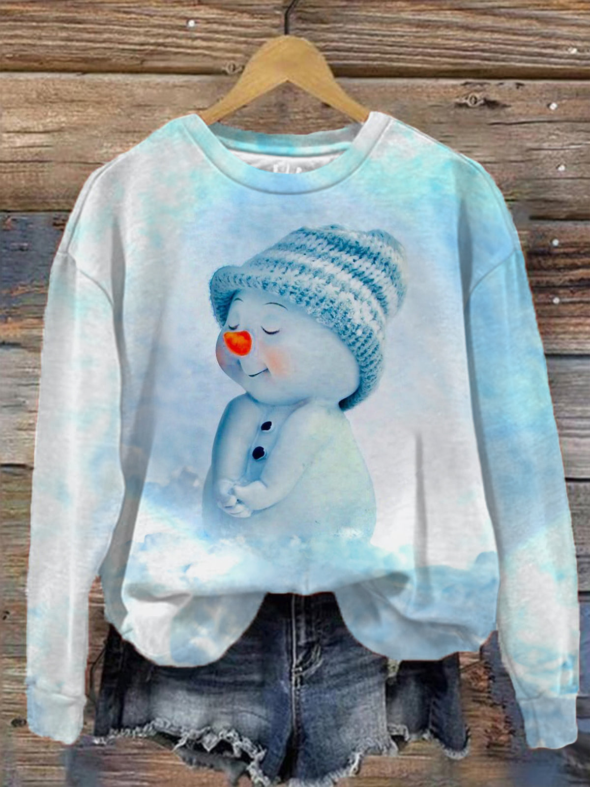 Snowman Baby Long Sleeve Top