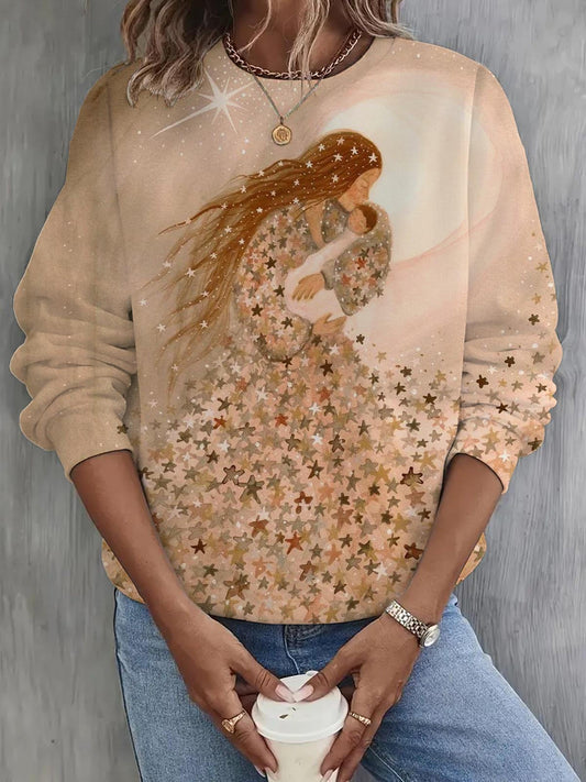 Starry Love Long Sleeve Casual Top