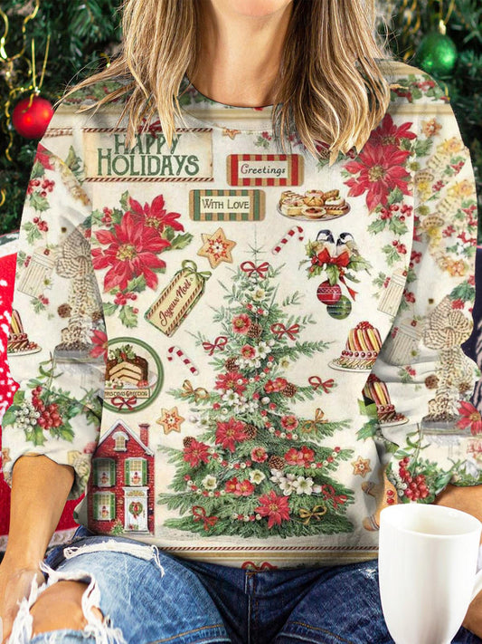 Happy Holiday Long Sleeve Top