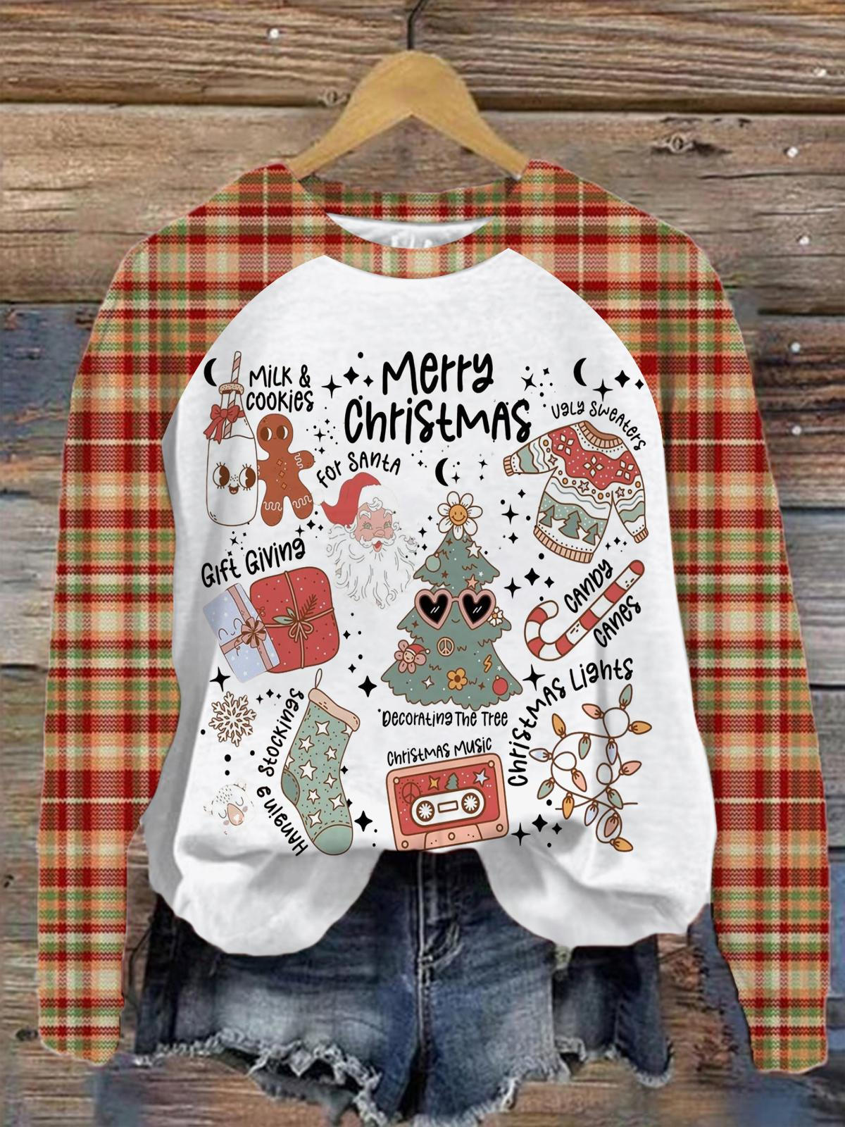 Christmas Element Long Sleeve Top