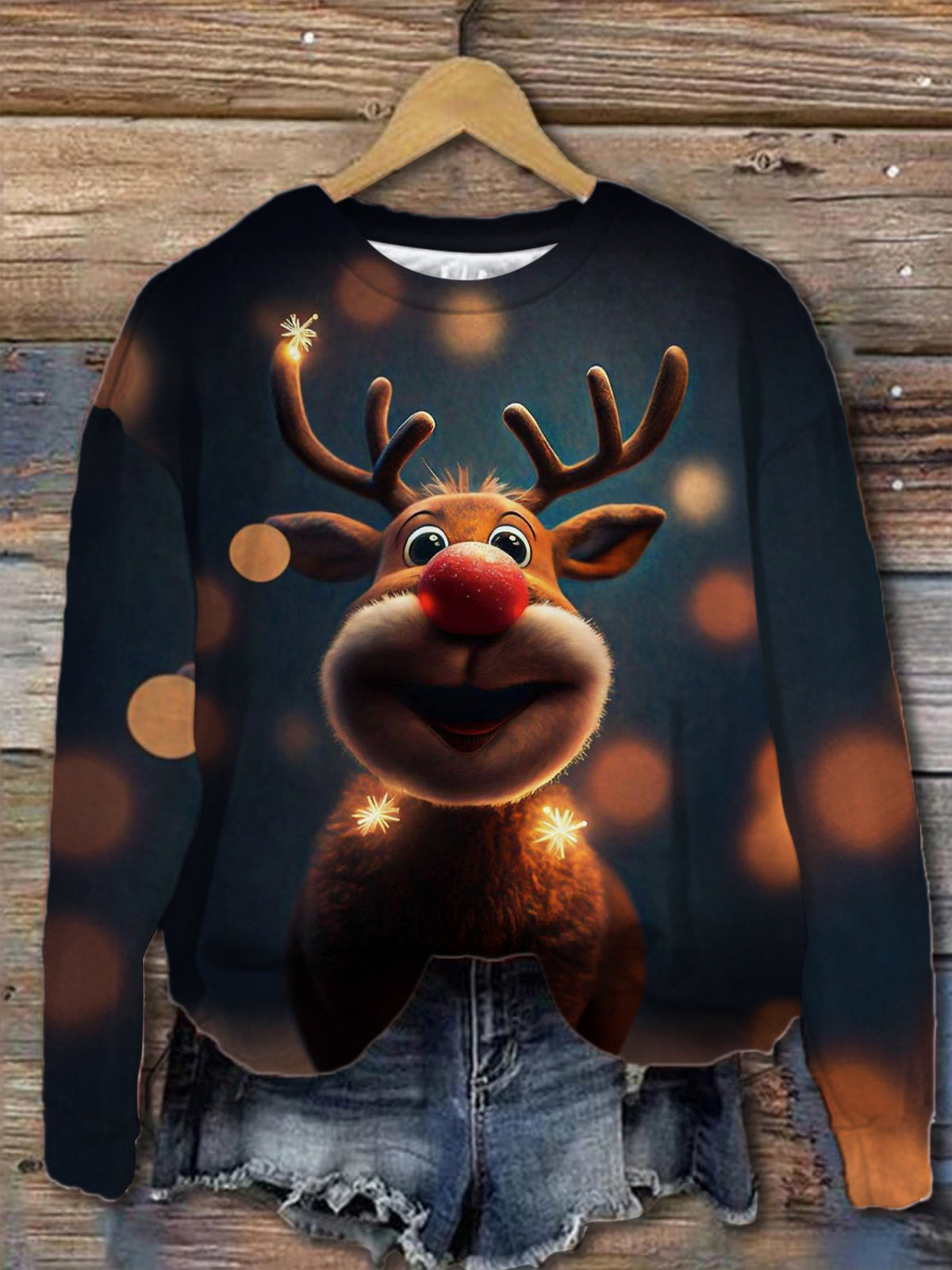 Baby Holiday Reindeer Long Sleeve Top